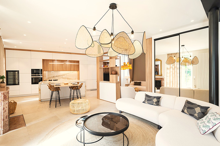 Cuisine Blanc Et Bois 1